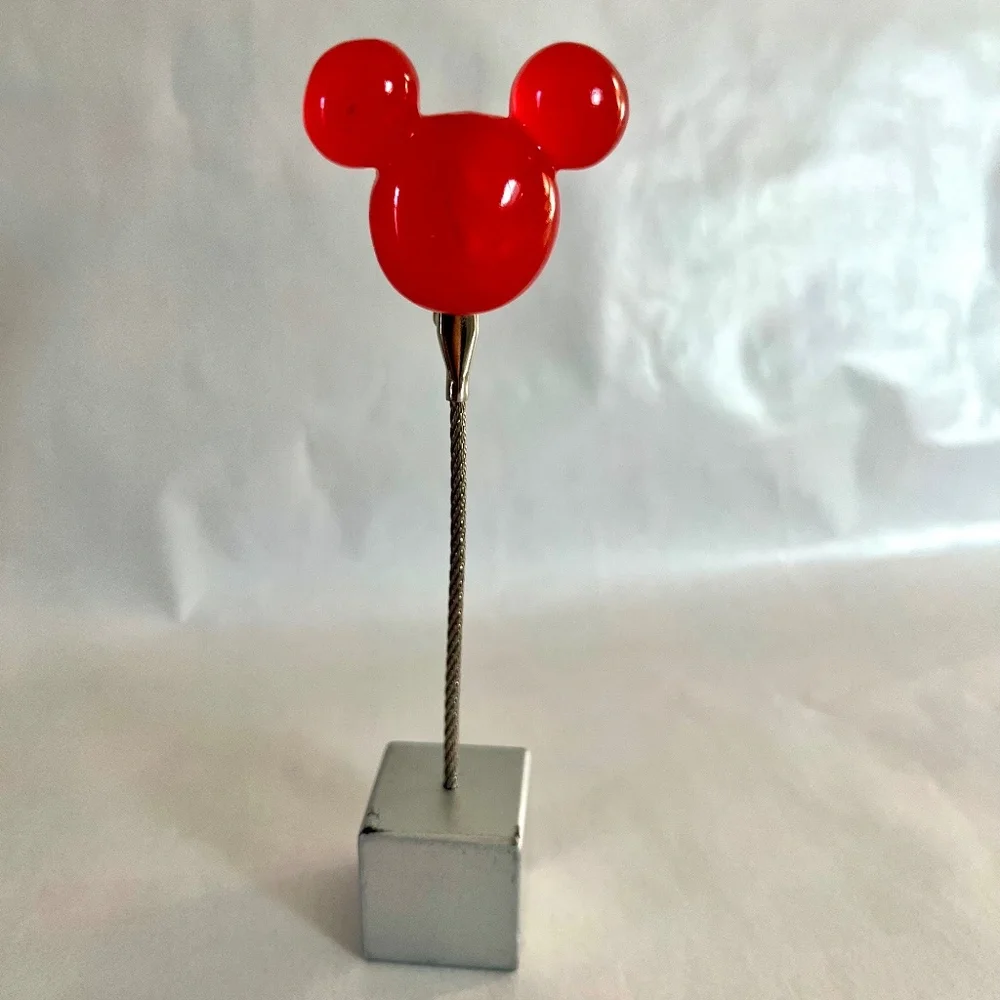 Disney Mickey Mouse Red Ears photo holder / clip Y2K early 2000s